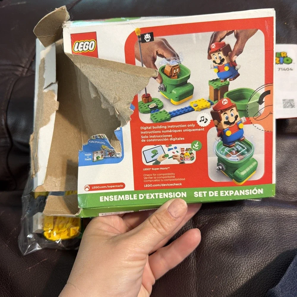 LEGO Super Mario: Goomba's Shoe Expansion Set (71404) Open Box Sealed Legos